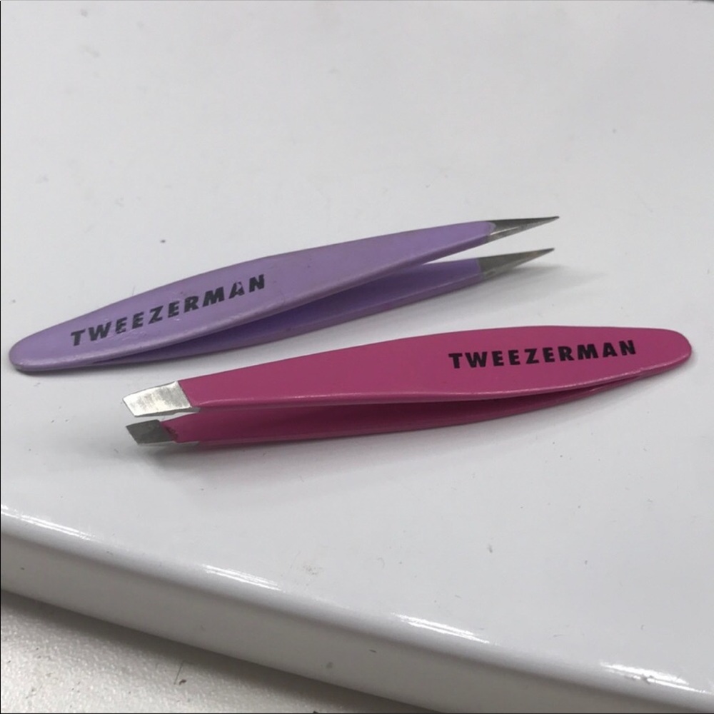 2 Tweezerman mini tweezers